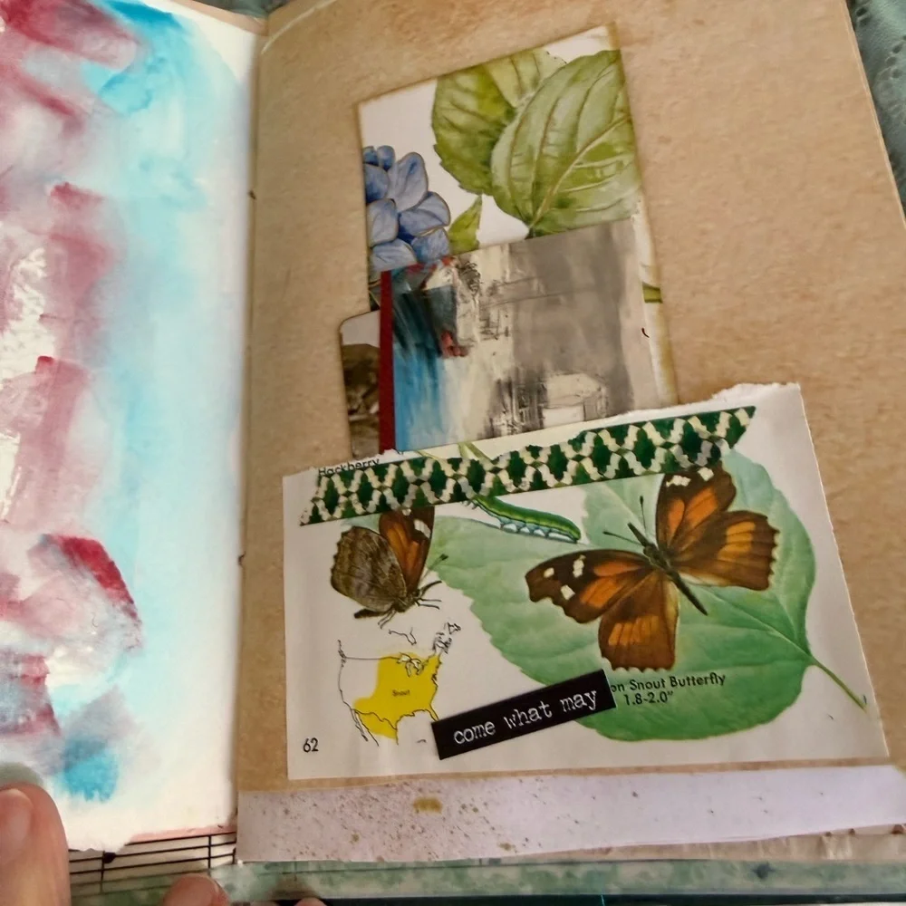 Handmade Junk Journal Mixed Media 6 x 9 84 Pages